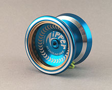 Blue wide gap aluminum yo-yo